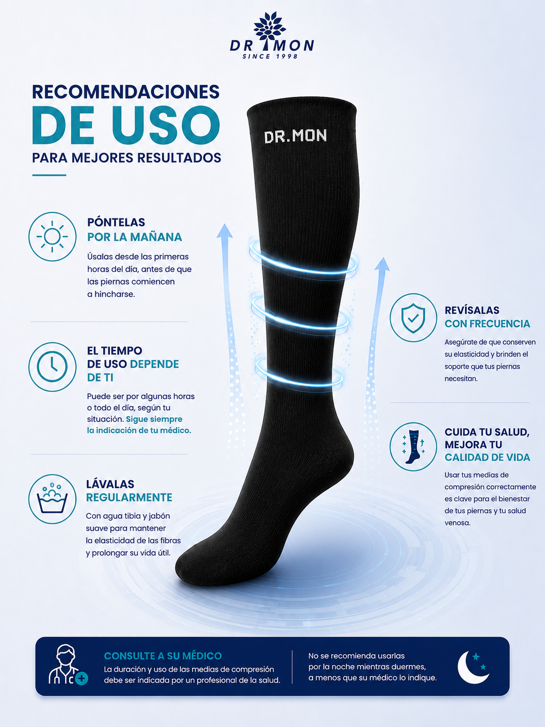 DR.MON 2 PARES/ COMPRESIÓN ALTA