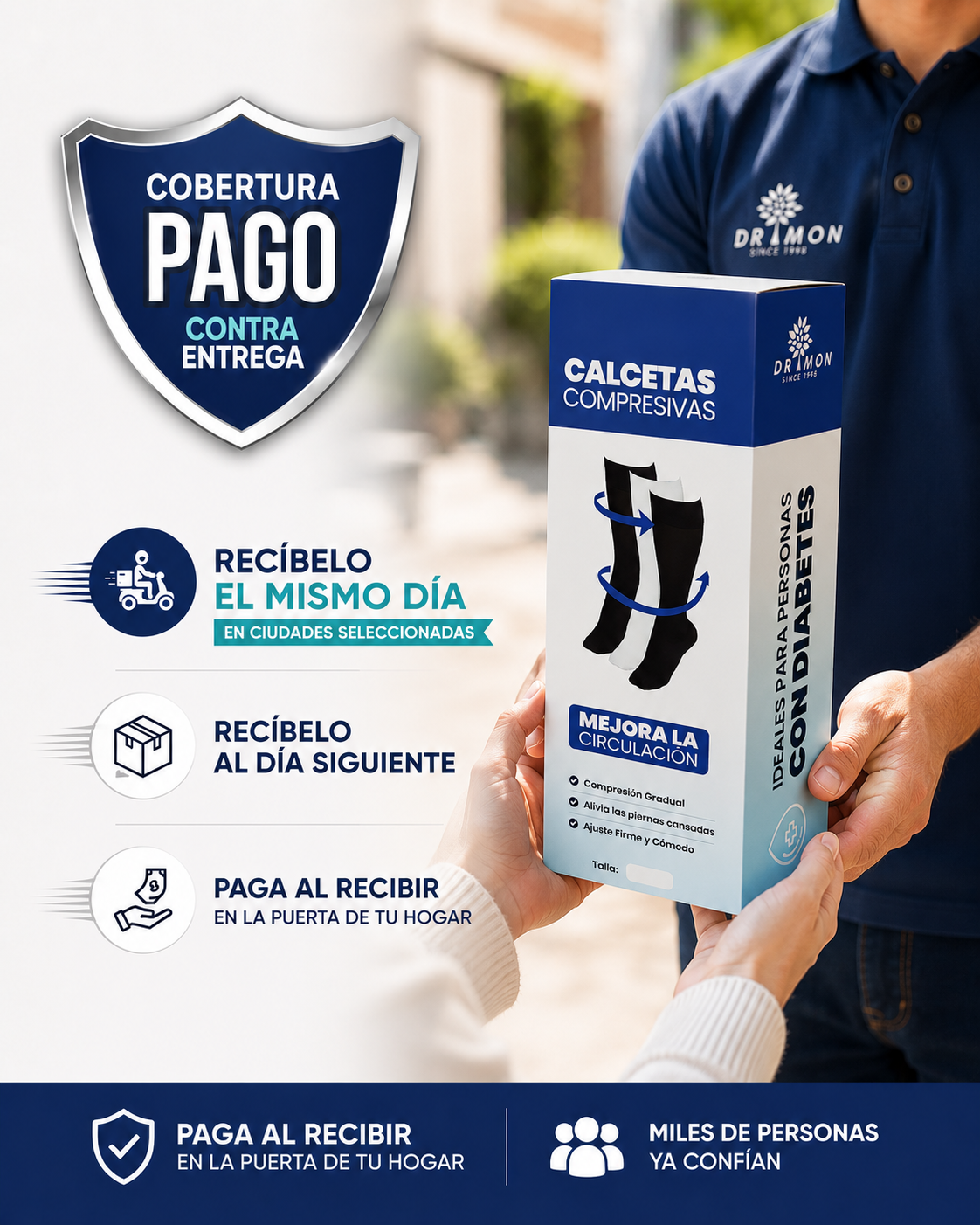 DR.MON 2 PARES/ COMPRESIÓN ALTA